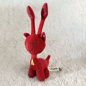 Red Aisha Cat Alien Neopets McDonalds 2004 4” Stuffed Animal Toy